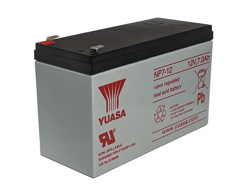 Preview: Bleiakku Batterie Yuasa NP7-12 12V 7,2Ah AGM Blei Accu VDS Battery USV UPS